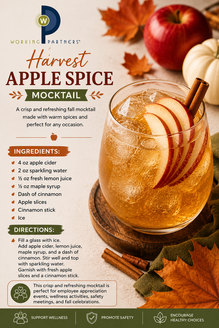 Vibrant sophisticated mocktail drink garnished in a glass